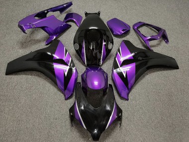 Honda CBR1000RR Motorrad Verkleidung 2008-2011 - Lila Glanzendes Schwarz