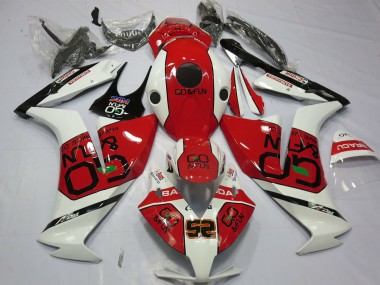 Honda CBR1000RR Motorrad Verkleidung 2012-2016 - Weiss Rot Go&Fun