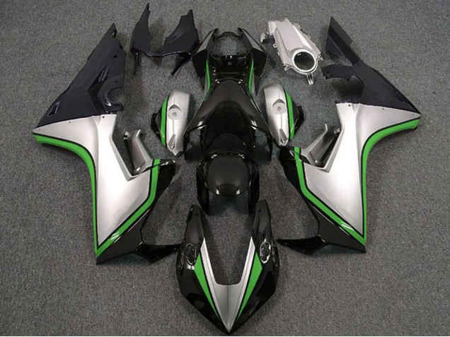 Honda CBR1000RR Motorrad Verkleidung 2017-2024 - Silber Grun Glanzendes Schwarz