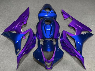 Honda CBR600RR Motorrad Verkleidung 2007-2008 - Blau Lila