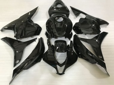 Honda CBR600RR Motorrad Verkleidung 2009-2012 - Glanzendes Schwarz