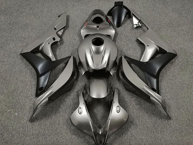 Honda CBR600RR Motorrad Verkleidung 2007-2008 - Silber Matt Schwarz