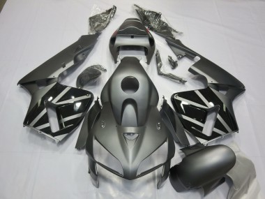 Honda CBR600RR Motorrad Verkleidung 2005-2006 - Matt Grau Schwarz