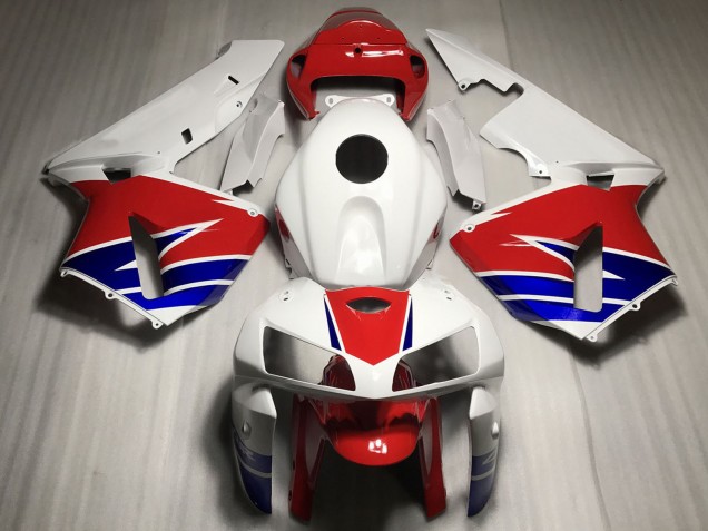 Honda CBR600RR Motorrad Verkleidung 2005-2006 - Weiss Rot Blau