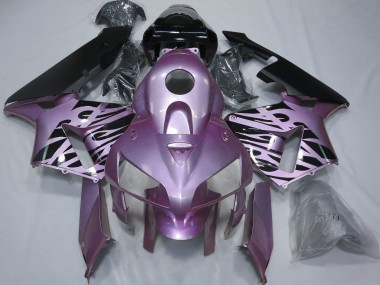 Honda CBR600RR Motorrad Verkleidung 2005-2006 - Rose Lila Flamme
