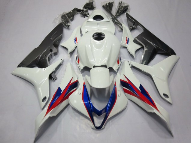 Honda CBR600RR Motorrad Verkleidung 2007-2008 - Weiss Rot Blau HRC