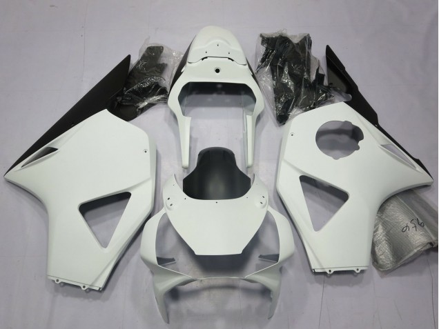Honda CBR954RR Motorrad Verkleidung 2002-2003 - Weiss Glanzendes Schwarz