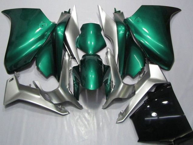 Honda VFR 1200 Motorrad Verkleidung 2010-2016 - Silber Seafoam Grun