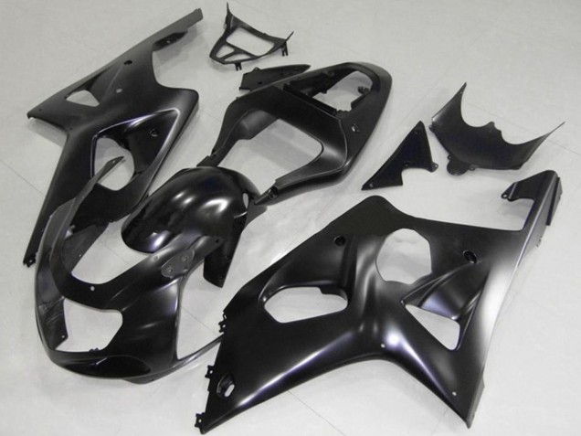 Suzuki GSXR 1000 Motorrad Verkleidung 2000-2002 - Matt Schwarz