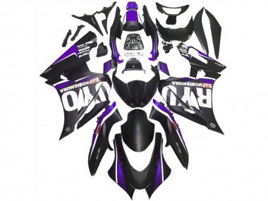 Suzuki GSXR 1000 Motorrad Verkleidung 2017-2024 - Matt Schwarz Lila