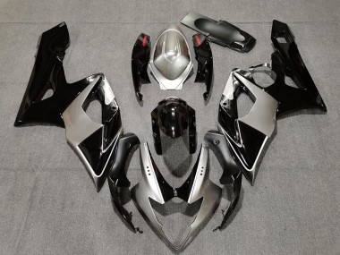 Suzuki GSXR 1000 Motorrad Verkleidung 2005-2006 - Silber Schwarz Rot