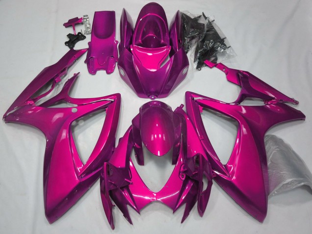 Suzuki GSXR 600 / GSXR 750 Motorrad Verkleidung 2006-2007 - Rosa