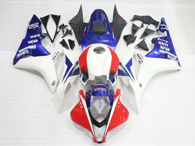 Honda CBR600RR Motorrad Verkleidung Kit 2007-2008 - Weiss Rot Blau HRC