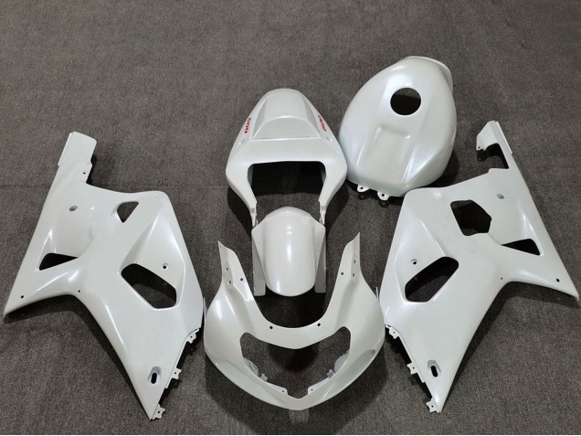 Suzuki GSXR 600 / GSXR 750 Motorrad Verkleidung 2001-2003 - Perl Weiss