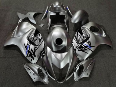 Suzuki GSXR 1300 Motorrad Verkleidung 2008-2020 - Flussiges Silber Blau