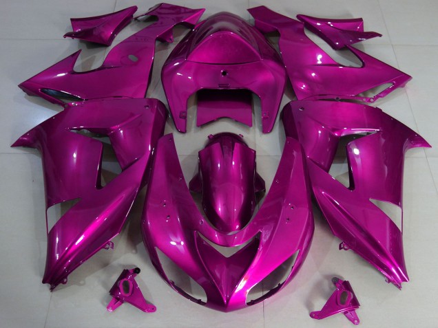 Kawasaki ZX10R Motorrad Verkleidung 2006-2007 - Lila