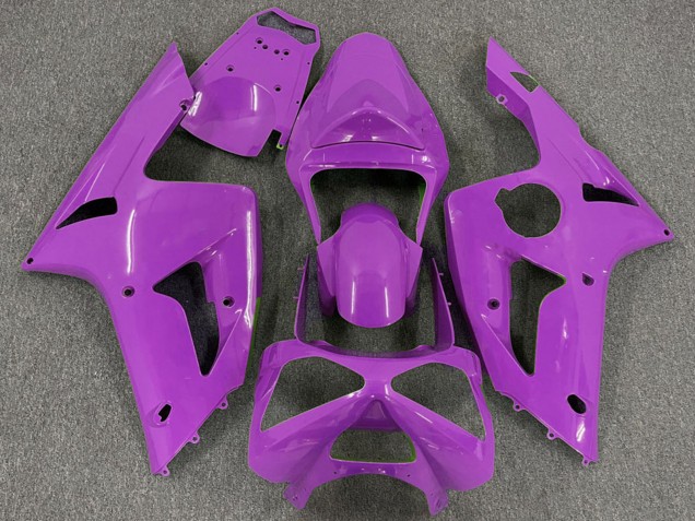 Kawasaki ZX6R Motorrad Verkleidung 2003-2004 - Magenta
