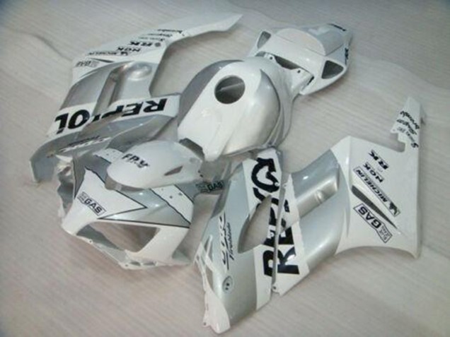 Honda CBR1000RR Motorrad Verkleidung 2004-2005 - Weiss Silber Schwarz Repsol