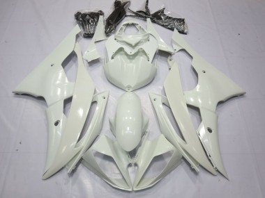 Yamaha R6 Motorrad Verkleidung 2008-2016 - Perl Weiss
