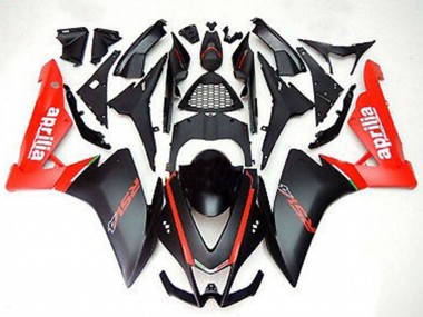 Aprilia RS4 125 Motorrad Verkleidung 2012-2019 - Rot Matt Schwarz