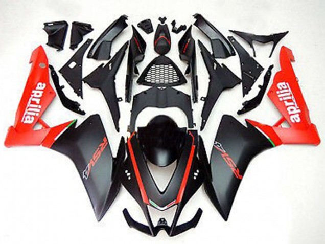 Aprilia RS4 125 Motorrad Verkleidung 2012-2019 - Rot Matt Schwarz