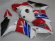 Honda CBR1000RR Motorrad Verkleidung 2012-2016 - Weiss Rot Blau Matt Schwarz