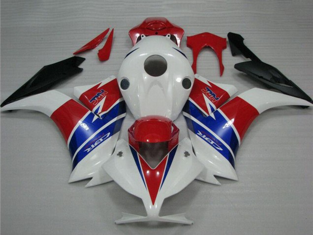 Honda CBR1000RR Motorrad Verkleidung 2012-2016 - Weiss Rot Blau Matt Schwarz