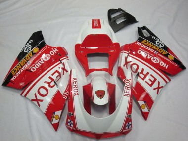 Ducati 748 916 996 998 Motorrad Verkleidung 1993-2005 - Weiss Rot Glanzendes Schwarz Xerox
