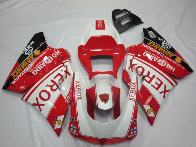 Ducati 748 916 996 998 Motorrad Verkleidung 1993-2005 - Weiss Rot Glanzendes Schwarz Xerox