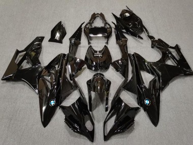 BMW S1000RR Motorrad Verkleidung 2009-2014 - Glanzendes Schwarz