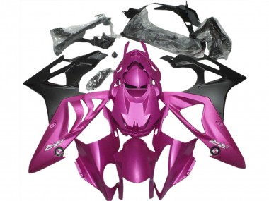 BMW S1000RR Motorrad Verkleidung 2009-2014 - Rosa Matt Schwarz