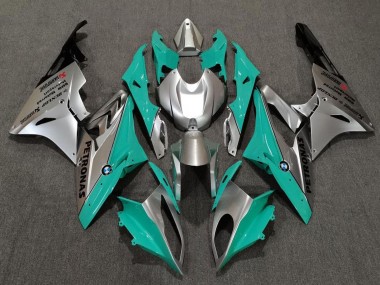 BMW S1000RR Motorrad Verkleidung 2009-2014 - Silber Grun Blau Grun Schwarz