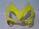 Honda CBR600 F4i Motorrad Verkleidung 2001-2003 - Gelb Glanzendes Schwarz
