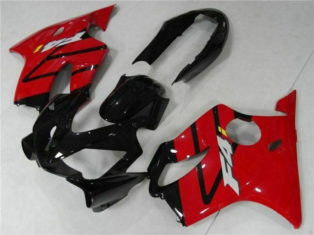 Honda CBR600 F4i Motorrad Verkleidung 2004-2007 - Rot Glanzendes Schwarz