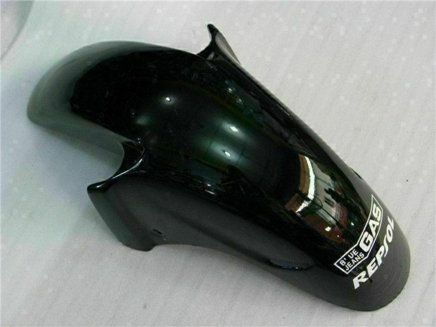 Honda CBR1100XX Blackbird Motorrad Verkleidung 1996-2007 - Weiss Glanzendes Schwarz Repsol