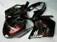 Honda CBR1100XX Blackbird Motorrad Verkleidung 1996-2007 - Glanzendes Schwarz Rot Flamme