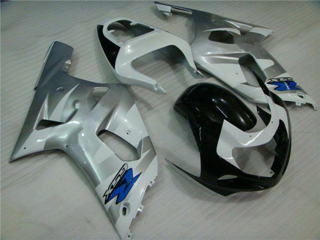 Suzuki GSXR 600/750 Motorrad Verkleidung 2001-2003 - Gelb Glanzendes Schwarz