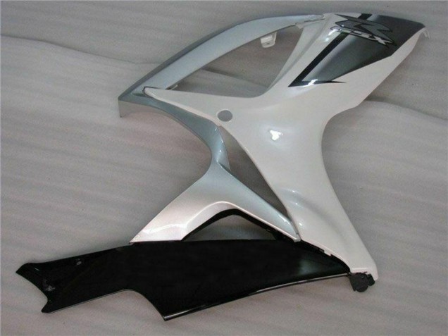 Suzuki GSXR 600/750 Motorrad Verkleidung 2006-2007 - Weiss Silber