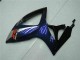 Suzuki GSXR 600/750 Motorrad Verkleidung 2006-2007 - Glanzendes Schwarz Blau