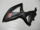 Suzuki GSXR 600/750 Motorrad Verkleidung 2008-2010 - Matt Schwarz Rot