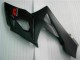 Suzuki GSXR 1000 Motorrad Verkleidung 2005-2006 - Glanzendes Schwarz Matt Schwarz Rot