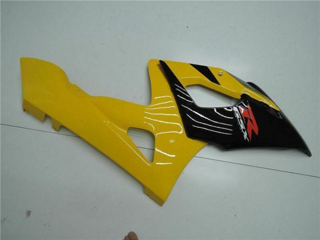Suzuki GSXR 1000 Motorrad Verkleidung 2005-2006 - Gelb Glanzendes Schwarz Rot
