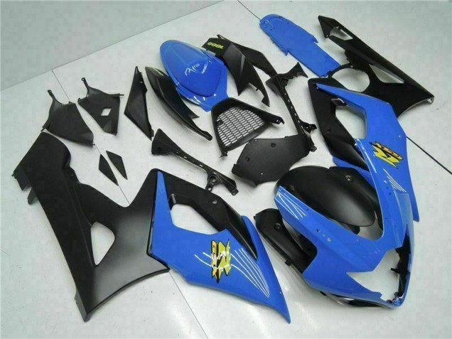 Suzuki GSXR 1000 Motorrad Verkleidung 2005-2006 - Blau Schwarz