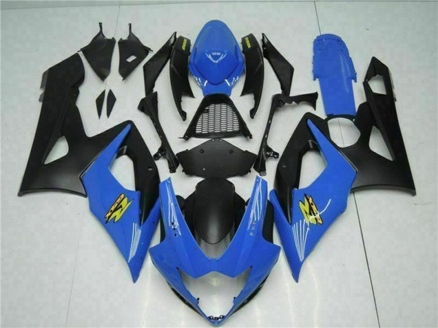 Suzuki GSXR 1000 Motorrad Verkleidung 2005-2006 - Blau Schwarz