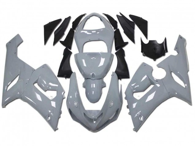 Kawasaki ZX6R Motorrad Verkleidung 2005-2006 - Nardo Grau