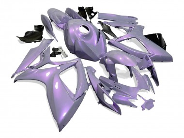 Suzuki GSXR 600 / GSXR 750 Motorrad Verkleidung 2006-2007 - Chameleon Grau Dazz Perl Lila