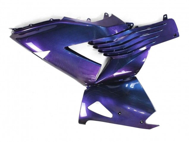 Kawasaki ZX14R ZZR1400 Motorrad Verkleidung 2006-2011 - Chameleon Blau Lila