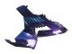 Kawasaki ZX14R ZZR1400 Motorrad Verkleidung 2006-2011 - Chameleon Blau Lila