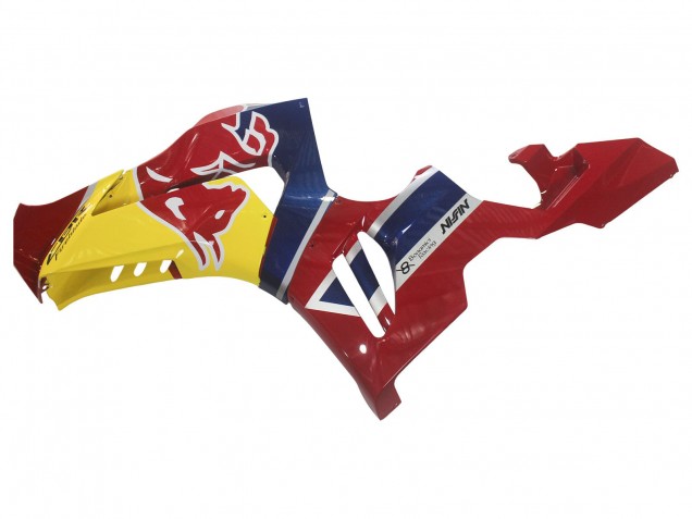 Honda CBR1000RR-R Motorrad Verkleidung 2020-2023 - Blau Gelb Red Bull