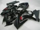 Suzuki GSXR 1000 Motorrad Verkleidung 2007-2008 - Glanzendes Schwarz Matt Schwarz Rot